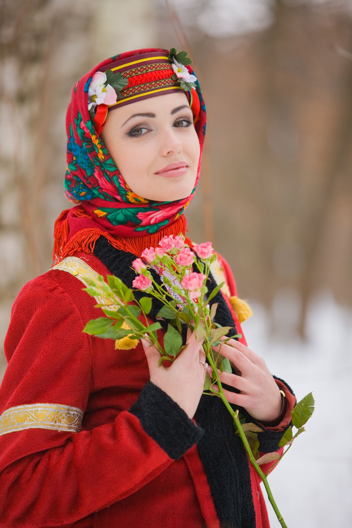 Sexy girl Girls in Slavic costumes in Kirkuk