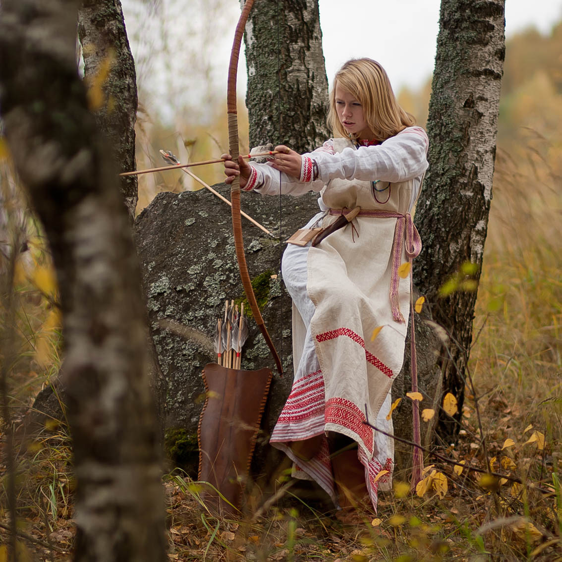 Sexy photo Girls in Slavic costumes in Kirkuk